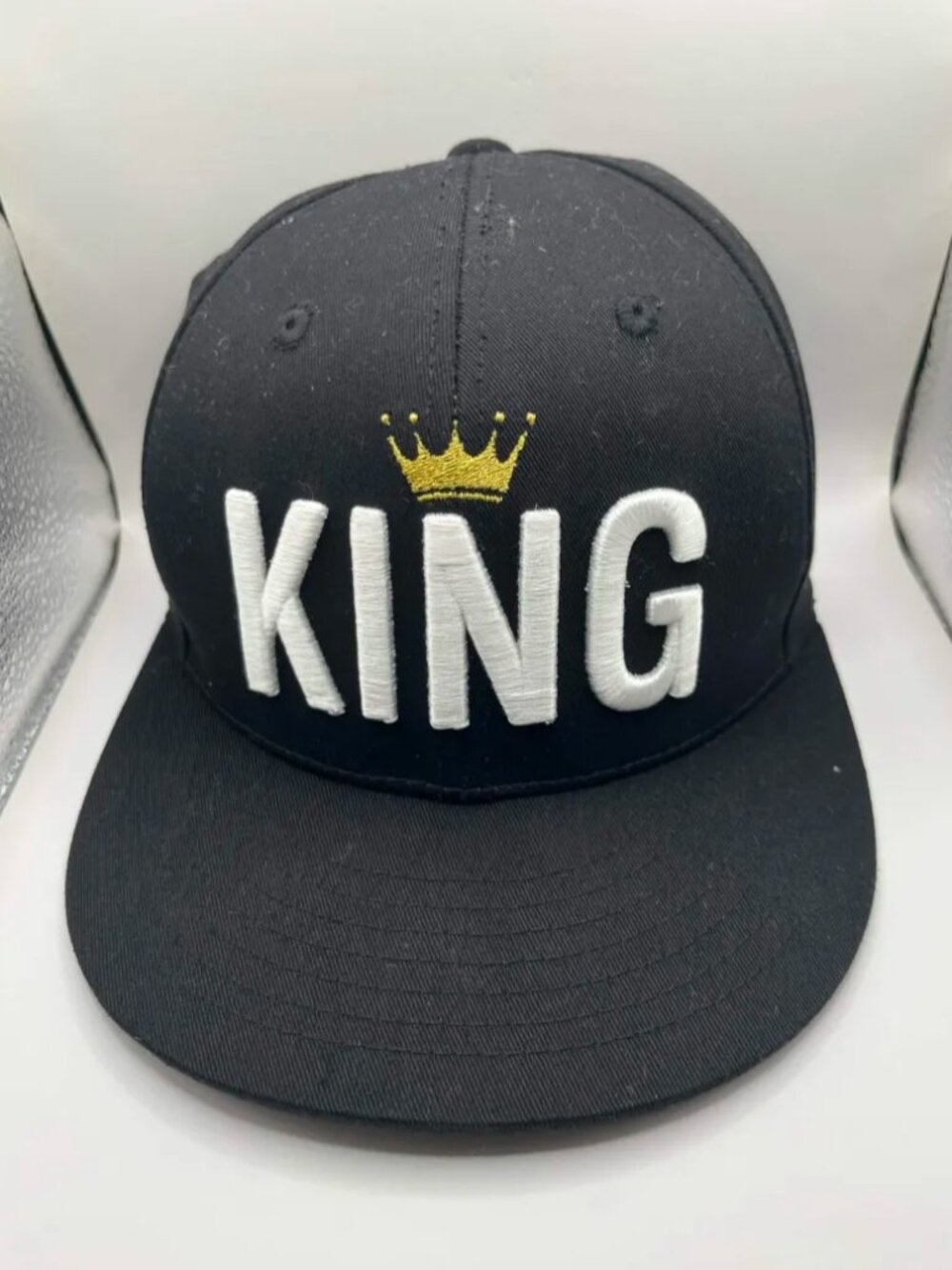 Crown King Embroidery Hip-Hop Hats Black Cap Hat Baseball Hip Hop